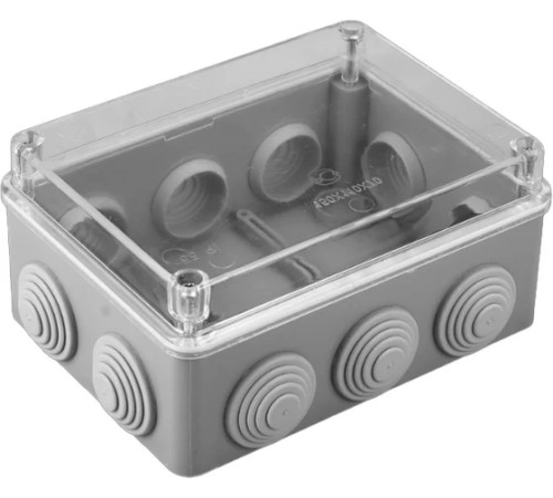 050-042 пк U-plast Коробка распаячная пылевлагозащитная с эластичным мембранным вводом УПр 190*140/70.3.3