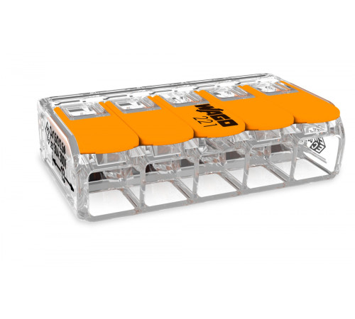 221-615 Универсальная компактная клемма  (15шт)