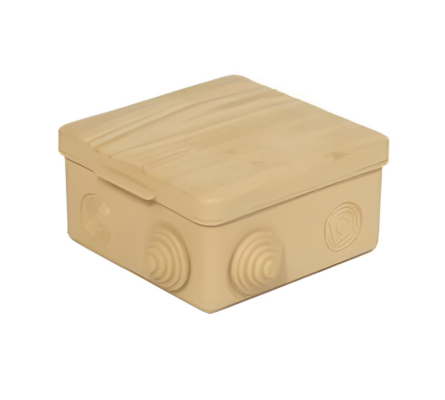 030-031С U-plast Коробка распаячная пылевлагозащитная с эластичным мембранным вводом УПрк 80*80/50.2.3