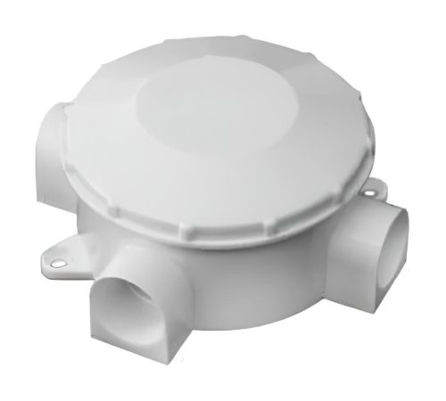 040-040 U-plast Коробка распаячная трехрожковая УПр 70/35.1.3