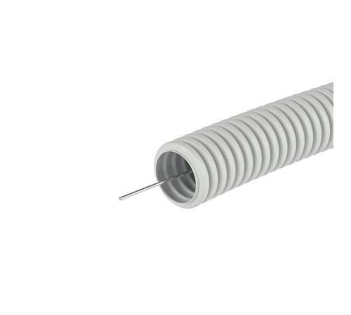 Труба гофрированная ПВХ с зондом d25 мм (50м) ИДЕАЛ