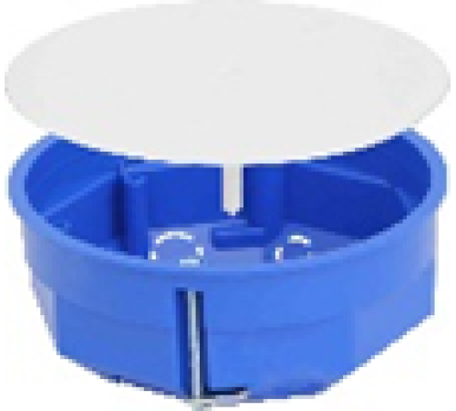 020-007 Коробка распаяч.для полых стен с метал. лапками и крышкой УПрк 97/50.1.2(60 шт/уп)