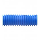 Труба сантехническая гофр. для МПТ D25 мм синяя (50м)
